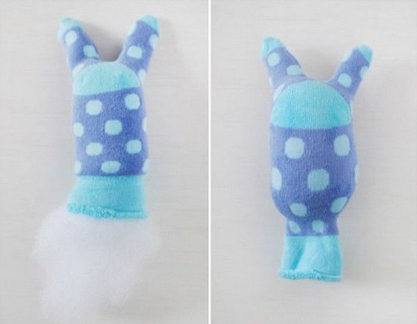 Зайки из носка