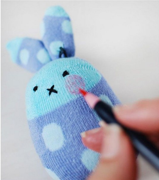 Зайки из носка