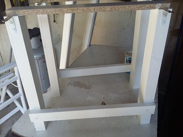 Журнальный столик из старого окна своими руками