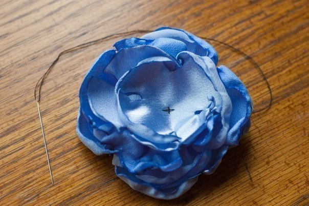 Букет текстильных пионов