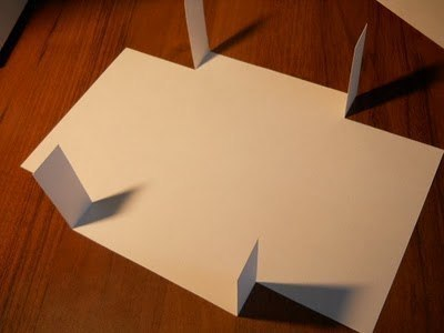 Картонный комодик