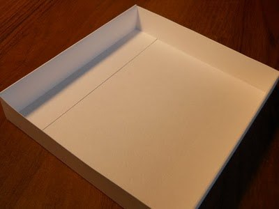 Картонный комодик