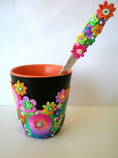 Декор полимерной глиной