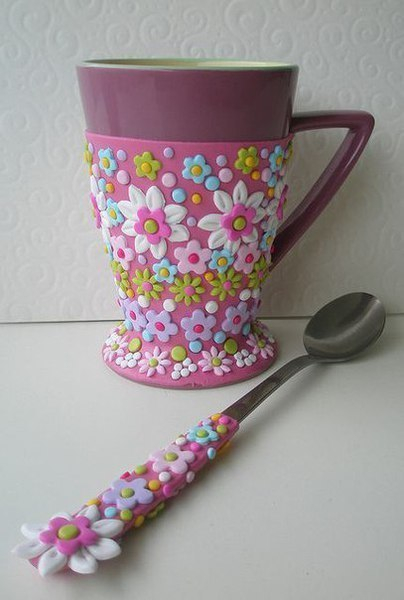 Декор полимерной глиной