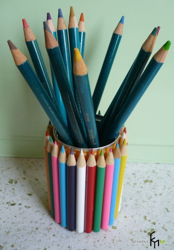 Необычные подставки для карандашей и ручек своими руками