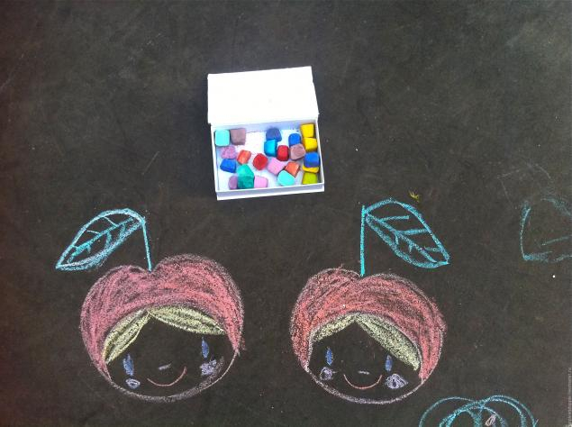 Мелки для асфальта своими руками 