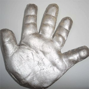 Объёмные детские слепки ножек и ладошек