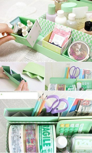 Органайзер из коробочек