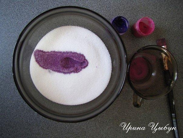 Цветной песок для декора