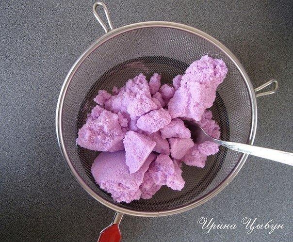 Цветной песок для декора