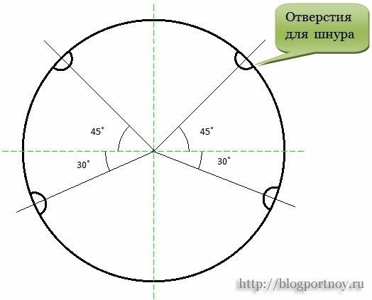 Как  сделать гамак на обруче.