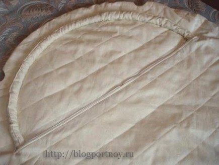 Как  сделать гамак на обруче.