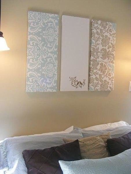 Использование остатков обоев в декоре