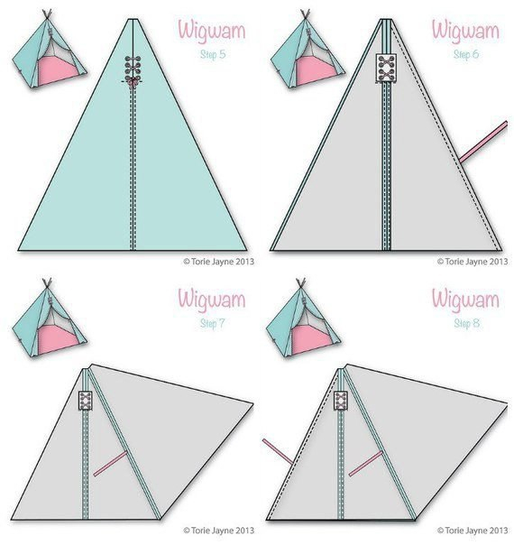 Вигвам для деток своими руками