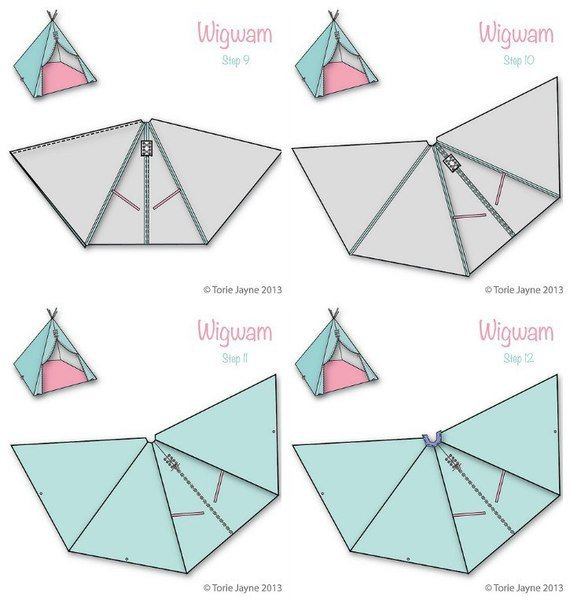 Вигвам для деток своими руками