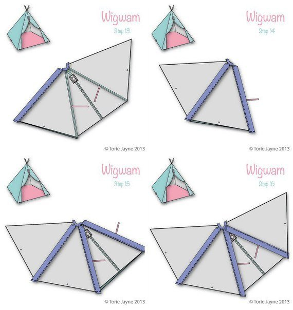 Вигвам для деток своими руками
