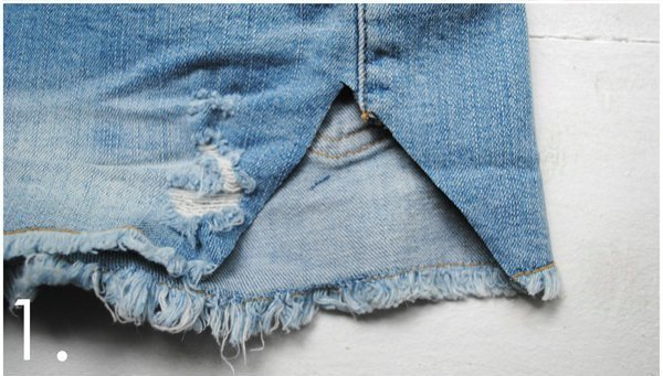 Как переделать старые джинсы в стильные весенние шорты