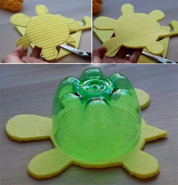 Самодельные копилки из пластиковых бутылок