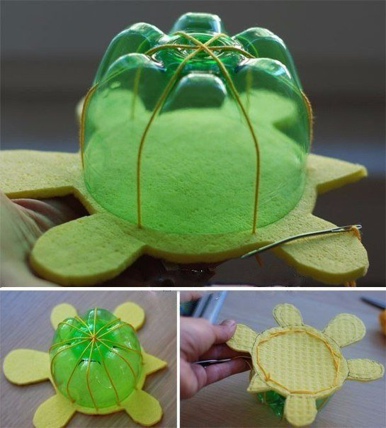 Самодельные копилки из пластиковых бутылок