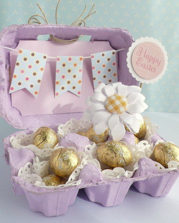 Пасхальные идеи из яичных лотков