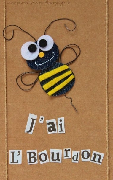 Открытки из обрезок ткани.