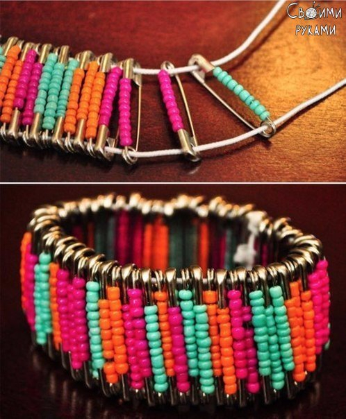Простой и очень симпатичный браслет своими руками.