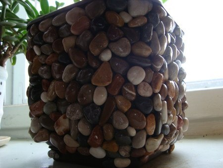 Декор цветочных горшков в интерьере