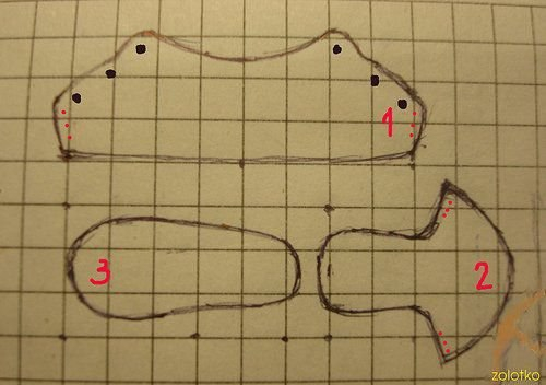 Выкройки обуви для куколок