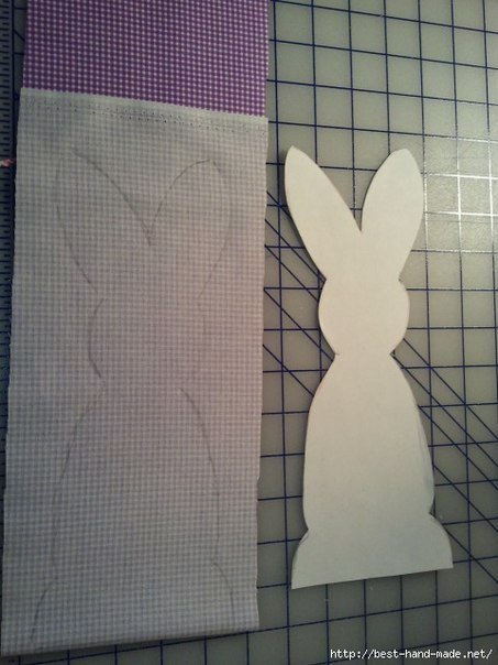 Шьём текстильных зайчиков