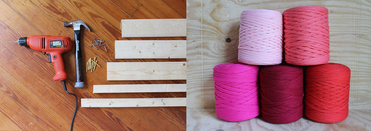 Мастер класс тканый коврик by Rachel Denbow