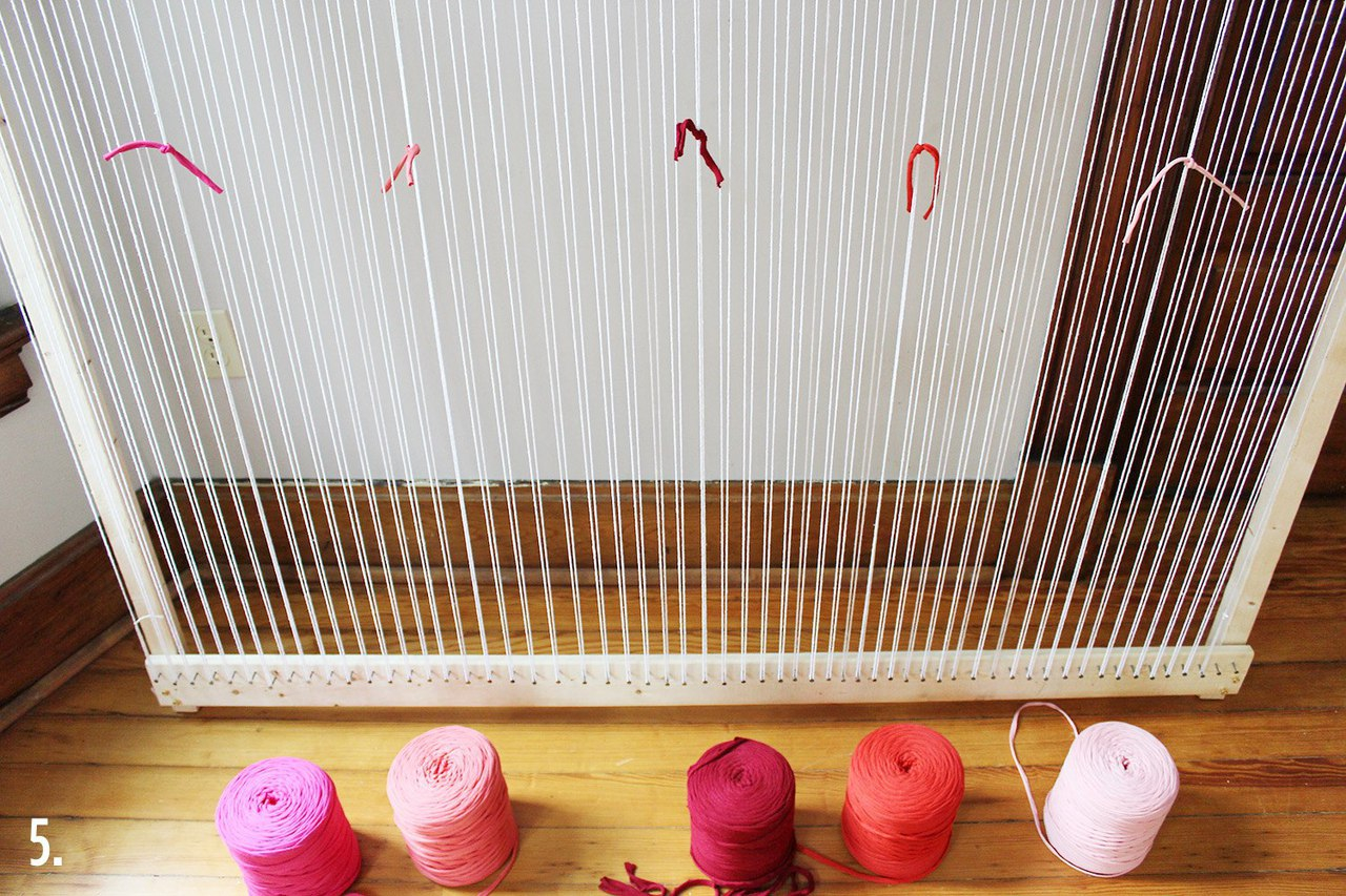 Мастер класс тканый коврик by Rachel Denbow