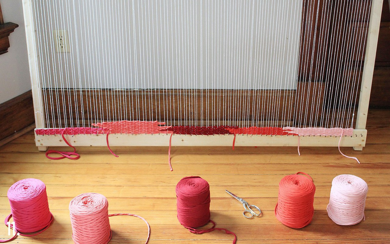 Мастер класс тканый коврик by Rachel Denbow