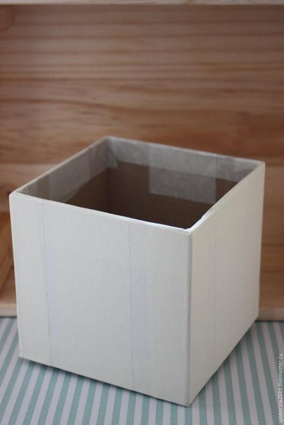 Мастерим уютную коробочку для домашних нужностей и ненужностей