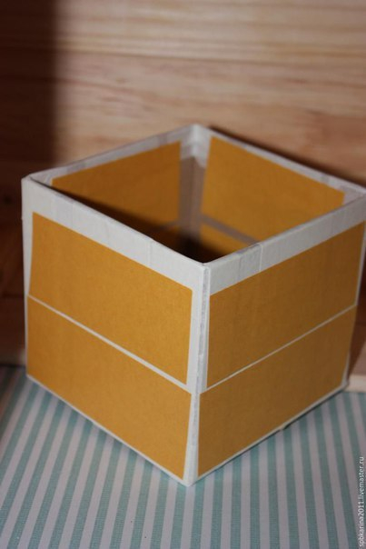 Мастерим уютную коробочку для домашних нужностей и ненужностей