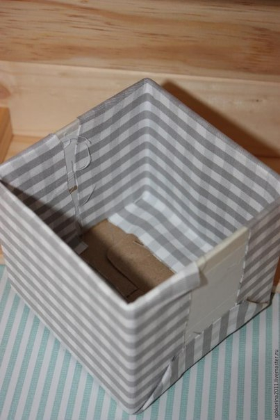 Мастерим уютную коробочку для домашних нужностей и ненужностей