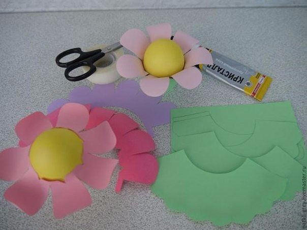 Декор пасхальных яиц.