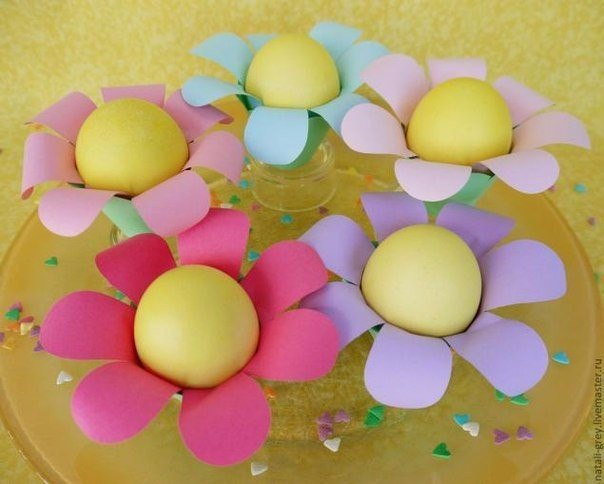 Декор пасхальных яиц.