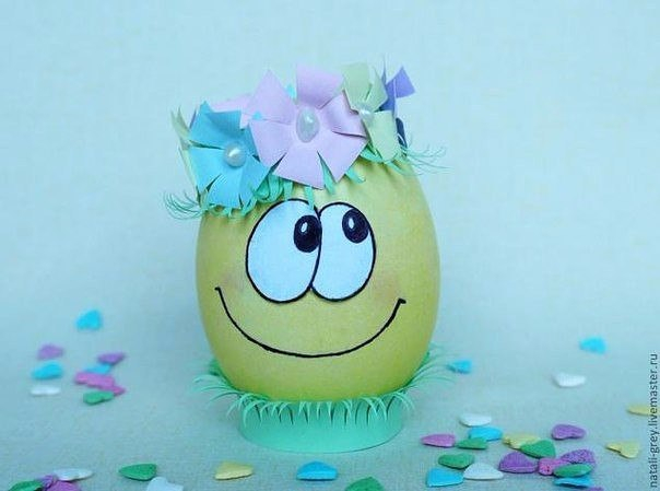 Декор пасхальных яиц.