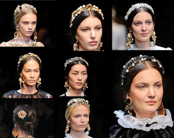Как сделать ободок своими руками в стиле Dolce & Gabbana