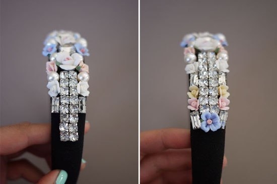 Как сделать ободок своими руками в стиле Dolce & Gabbana