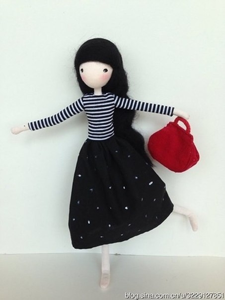 Кукла на проволочном каркасе