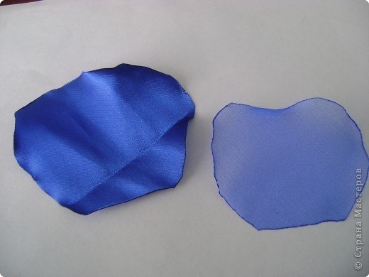 Роза из органзы Роза из органзы