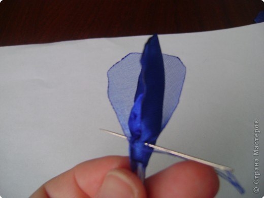 Роза из органзы Роза из органзы