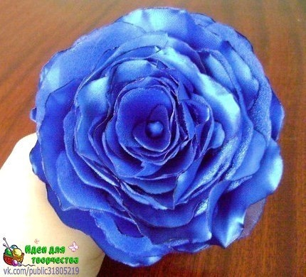 Роза из органзы Роза из органзы