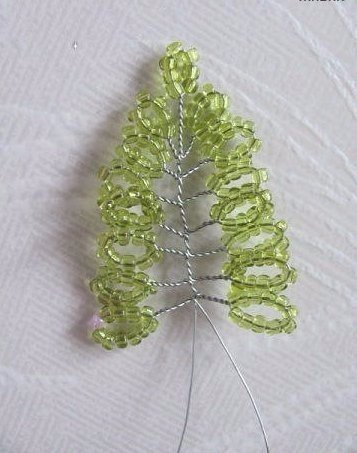 Потрясающая композиция из бисера Вереск