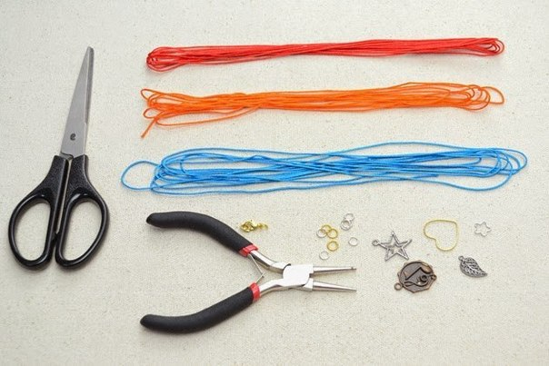 Тройной браслет. Мастер класс