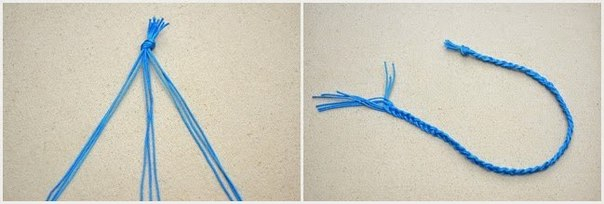 Тройной браслет. Мастер класс