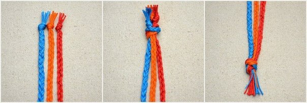 Тройной браслет. Мастер класс