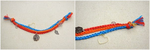 Тройной браслет. Мастер класс