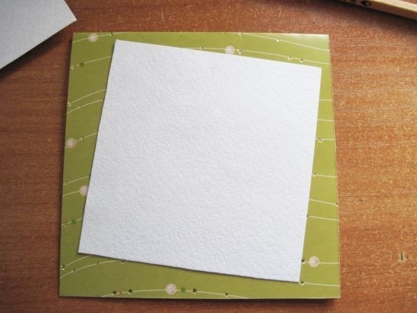 Открыточка с цветочным сердечком